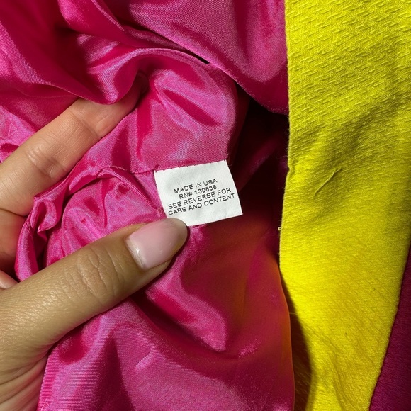 Britt Ryan Strapless Dress Pink And Yellow Size 6 Colorful - Picture 7 of 8